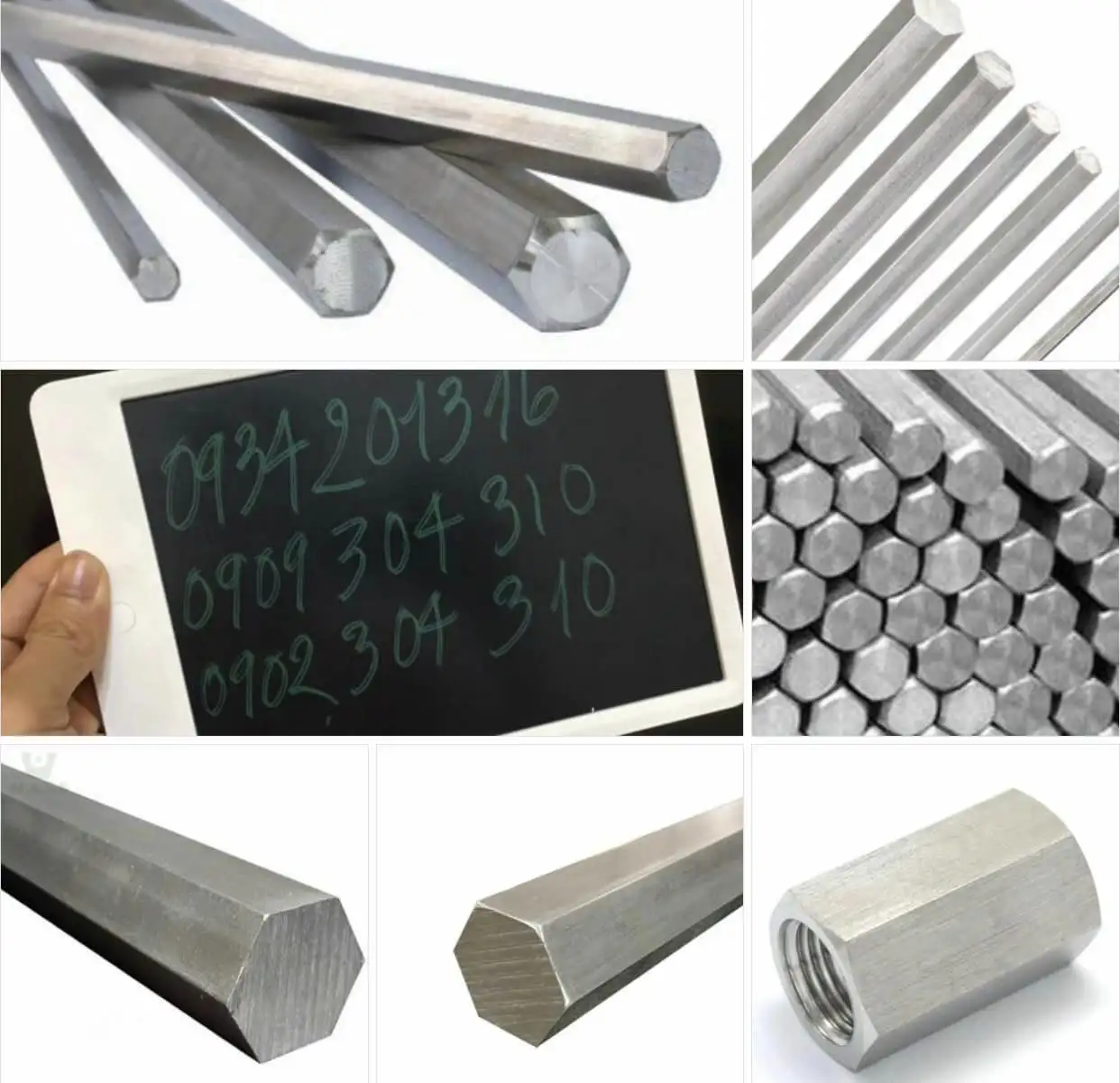 Thanh Lục Giác Inox