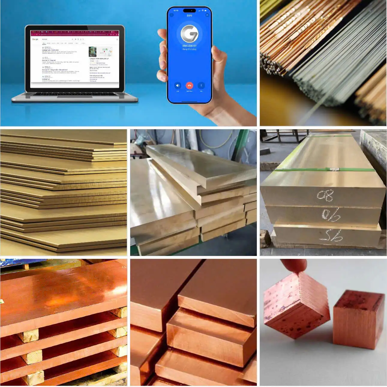 Đồng Tấm Công Nghiệp Chất Lượng Cao