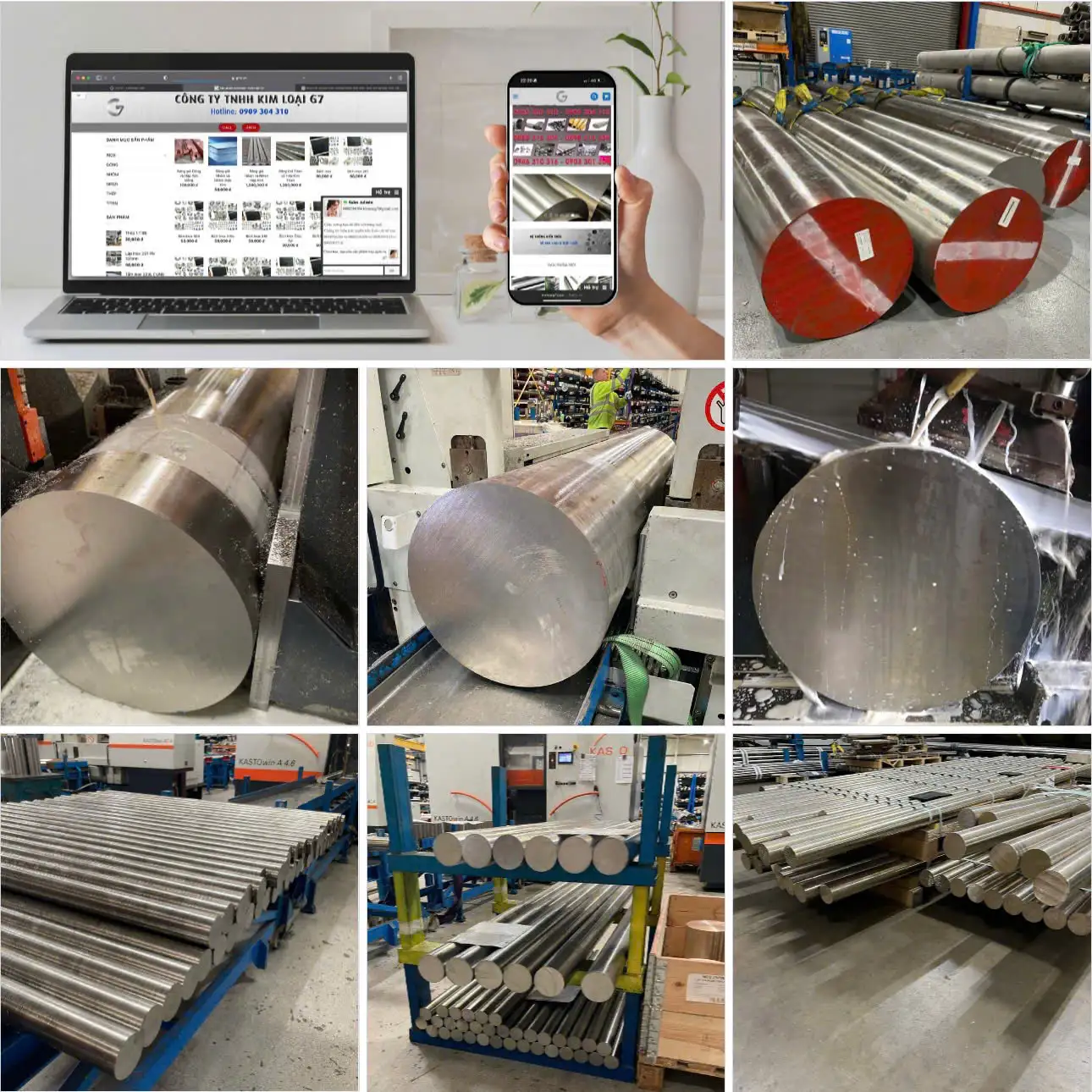 Láp Inox Tròn Đặc