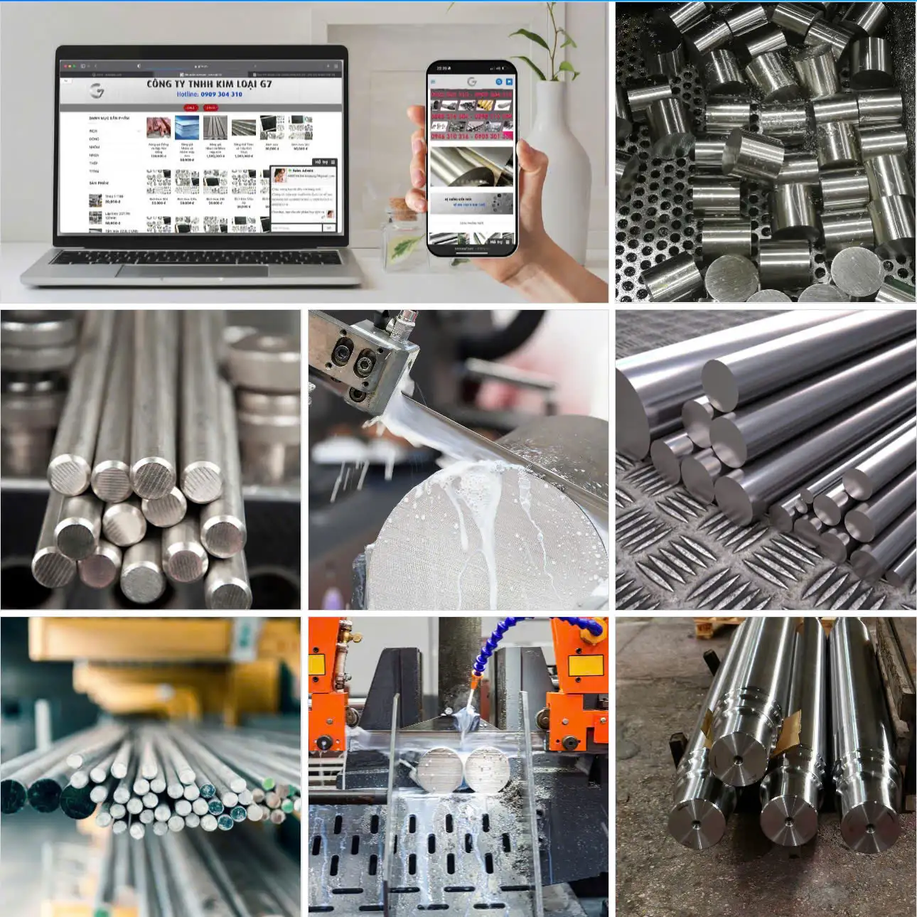 Láp Tròn Đặc Inox