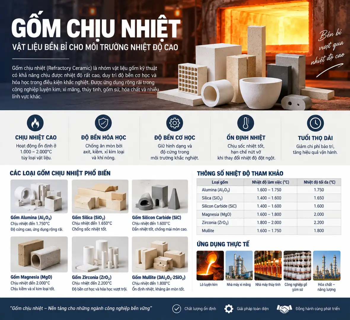 Gốm Chịu Nhiệt